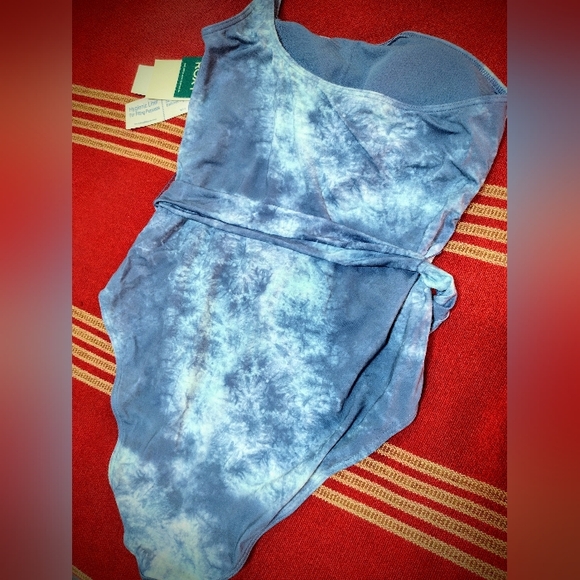 NWT Roxy Blue Tie-dye One Piece Swim Suit, Brand New Size SMALL - Picture 8 of 12